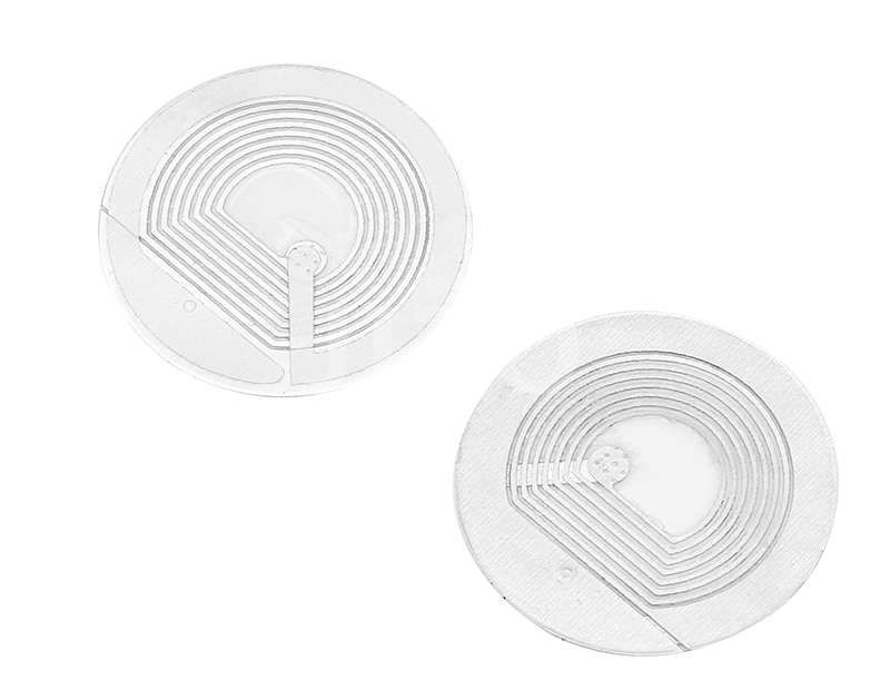 RS1120T Round 30mm Transparent RF Label